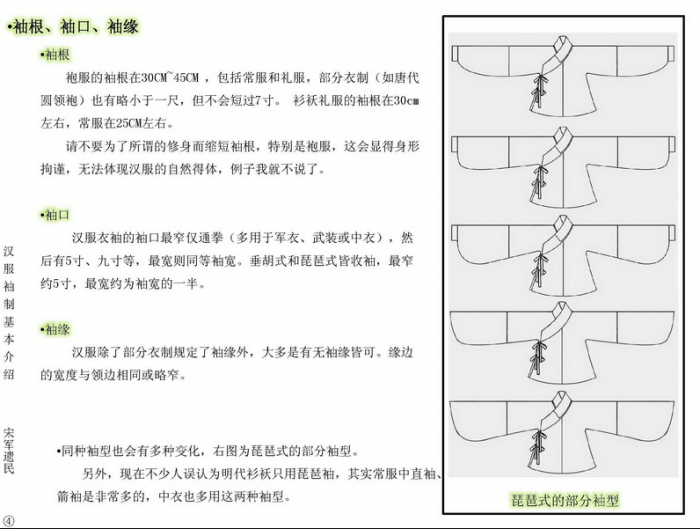 汉服袖制基本介绍