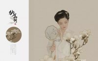 汉服妹子巧手打造精致盘发