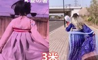 “汉服跑”分等级?3米VS6米,看到12米:流下了贫穷的眼泪