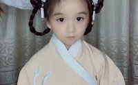 【汉服发型】 超简单的古风俏皮编发,适合小女孩