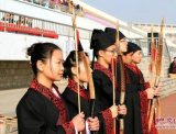 河南大学<font color=red>学子</font>上演“最炫汉服风” 复兴乡射礼