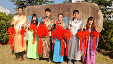 穿汉服，送中国结，温大瓯江学院呼吁传统节日复兴