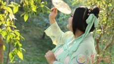 “三落姑娘”是个“汉服控”