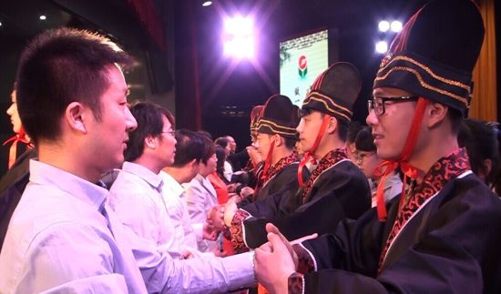 庐阳高中举办国风汉服成人礼-图片3