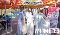 东师上演“百团大战” 美女着汉服学妹争相拍照