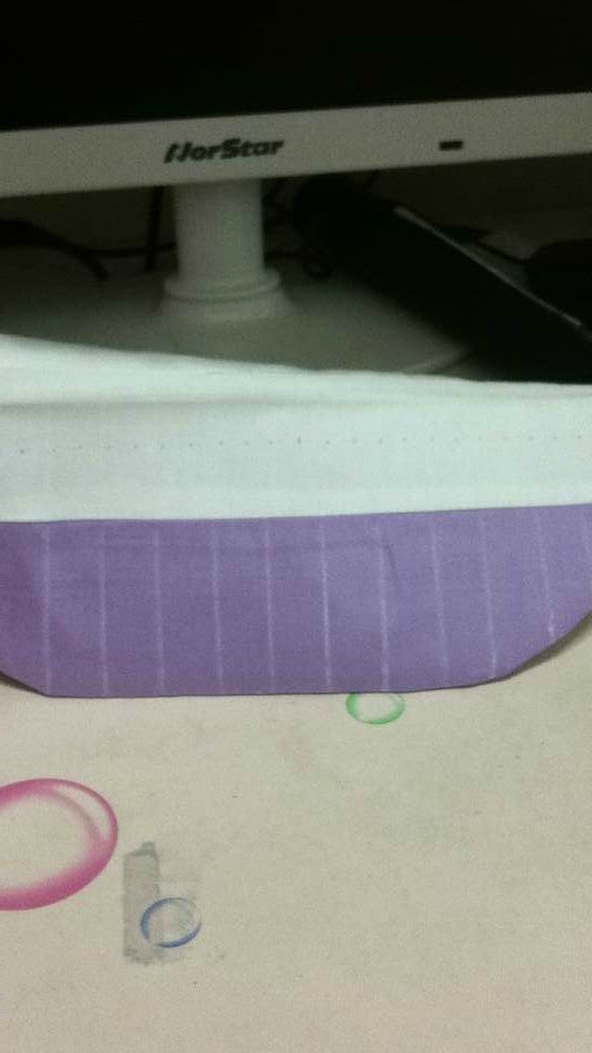 14、把穿绳和烫褶子的位置画上