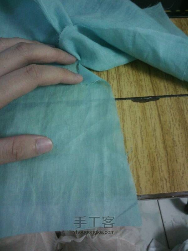 开叉处理~折一下