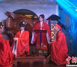 兰州上演汉文化生活情景剧 吁民众重拾传统礼仪