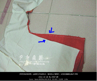 为了固定

精细完工的必需过程---疏缝