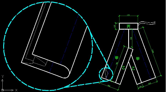再来看看侧开衩裤