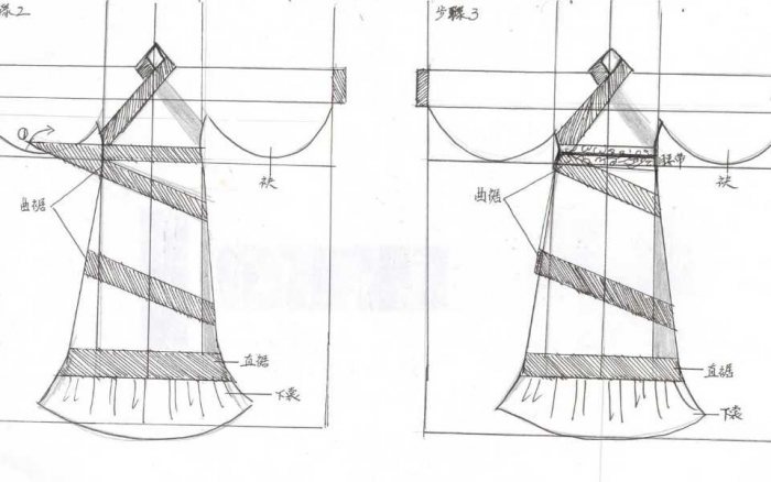 汉服剪裁图大全：女子汉服-图片11