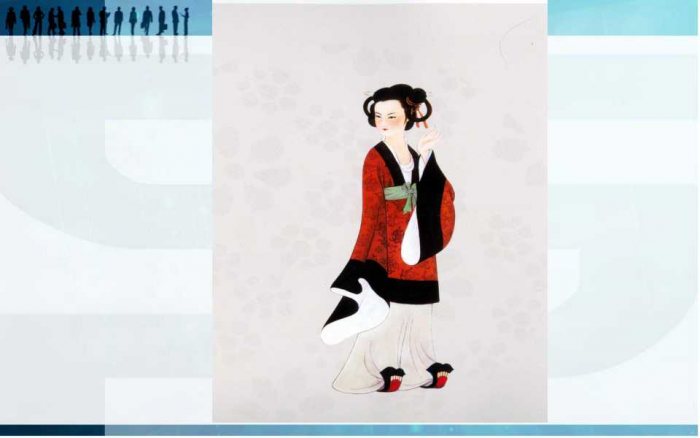 汉服剪裁图大全：女子汉服-图片17