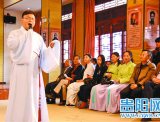 红枫湖畔“汉服朗诵会”举行 弘扬优秀传统文化