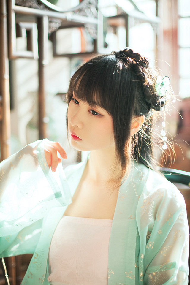 汉服美女小清新女生图片