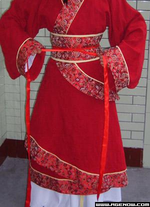 图文介绍 如何穿汉服 曲裾怎么穿-图片15