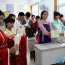 7月9日农历六月初六下午，南通桃坞汉服社30多名汉服爱好者假座虹桥社区图书室，为社区青少年演绎民间传统节日“晒书节”，以此号召人们多读书读好书。
