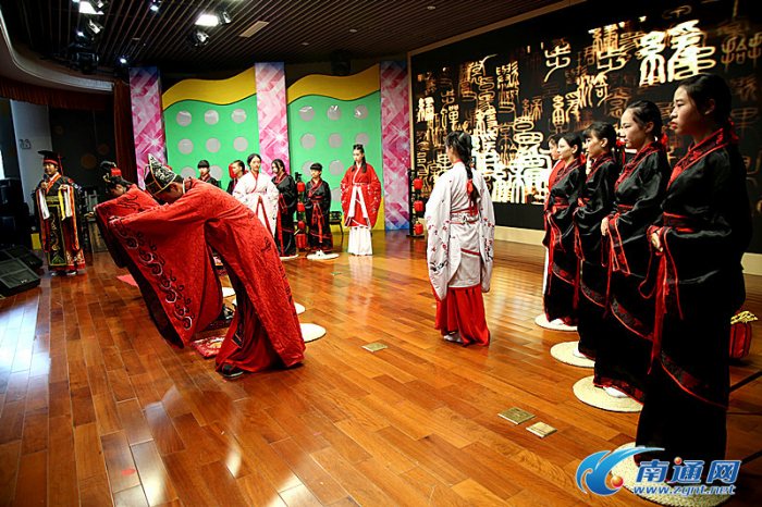 南通汉服爱好者演绎“浓情七夕 汉服婚礼”-图片4