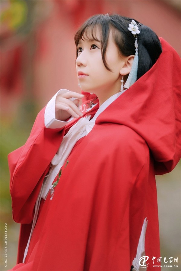 美如水墨画一般的着汉服女子-图片4