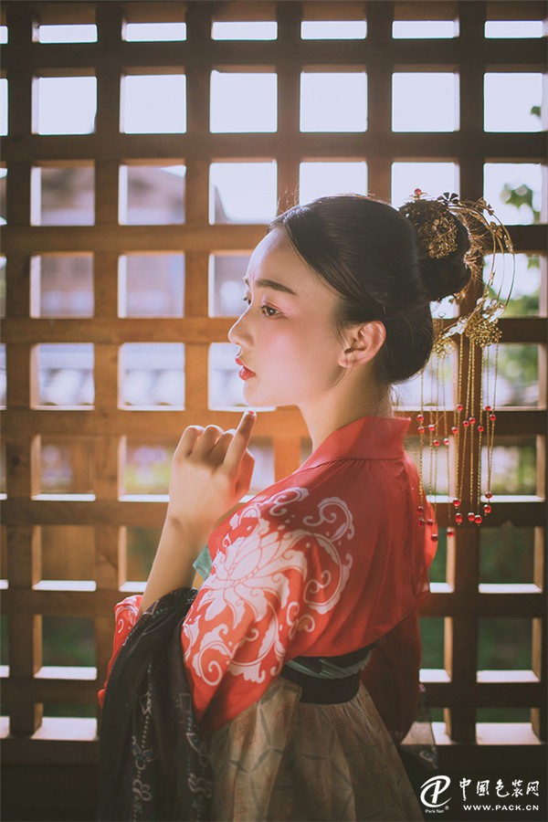 美如水墨画一般的着汉服女子-图片16