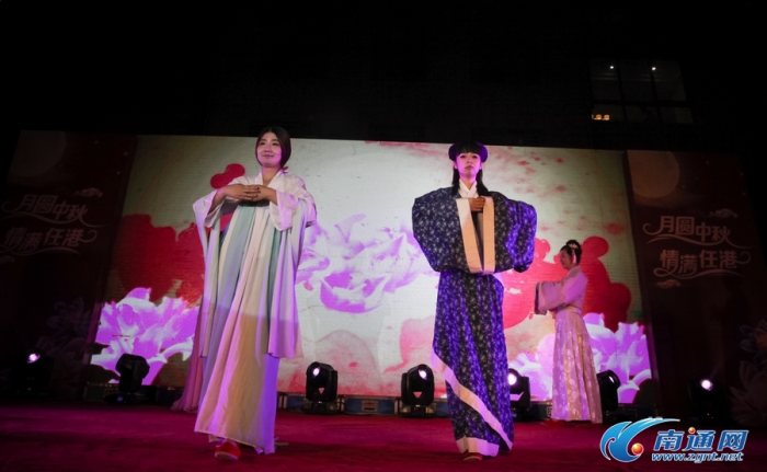 大庆社区中秋晚会汉服表演惹人醉-图片1