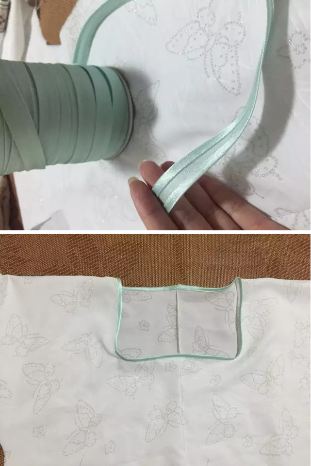 5、衣服两侧缝合。