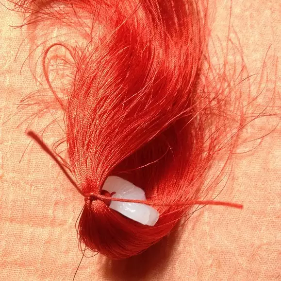 8、剪短线头，更美观