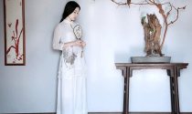 优雅中国风，汉服上的水墨画湘妹子闯出去