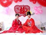 酉阳一对新人举办汉服婚礼