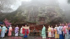 农历二月十五 泸县玉蟾山再现花朝节习俗