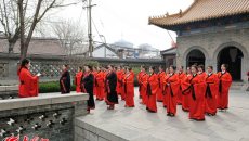 齐鲁师范学院与府学文庙、夫子书院传统文化共建实践基地落成