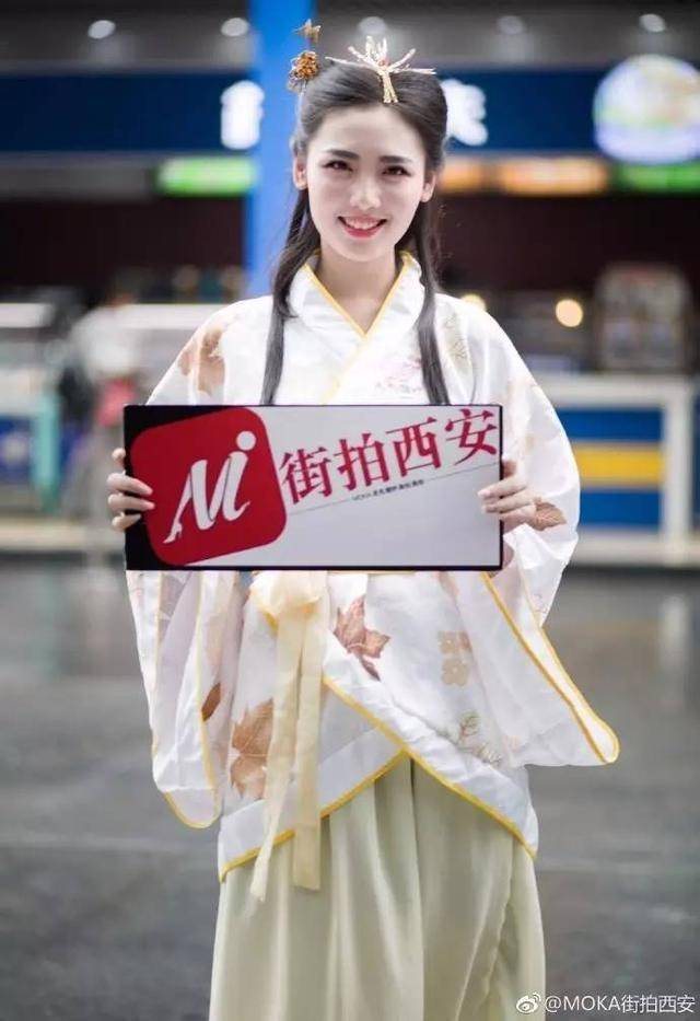 丝博会上捕捉一波汉服小姐姐 汉服京剧哪个更美？-图片5