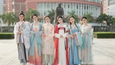 福建闽南师范大学女生汉服毕业照