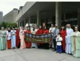 加拿大国庆节的“汉服快闪”活动