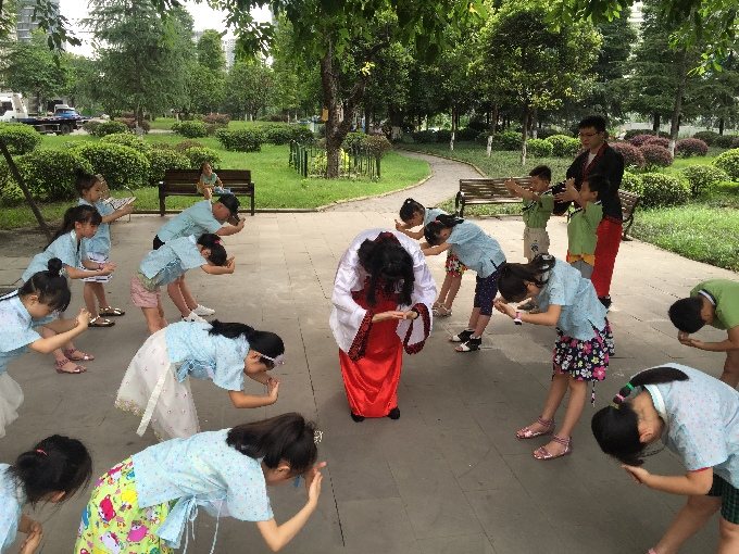 穿汉服学国学 这个社区暑期班好有创意 -图片3