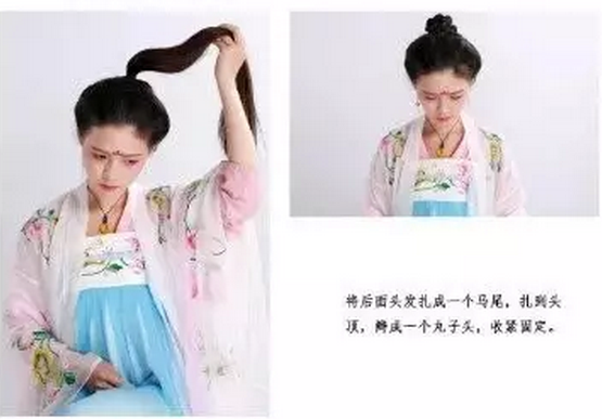 【汉服发型】日常汉服发型教程-图片8