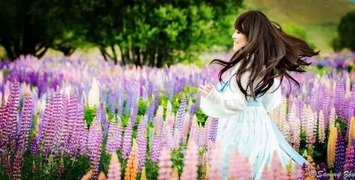 【汉服美图】鲁冰花盛开的地方-图片33