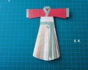 汉服折纸艺术—襦裙的制作过程