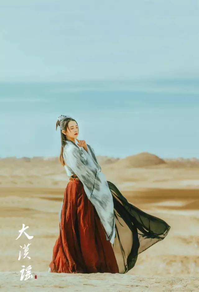 【汉服美图】侠客行·大漠谣-图片17