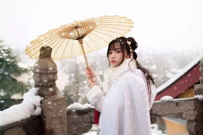 古木新枝韵若仙，梅亭辉映共婵娟。
逢春吐蕾令人慨，老树飞花八百年。