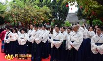 传承德孝文化 百余名姜氏宗亲着汉服祭祖