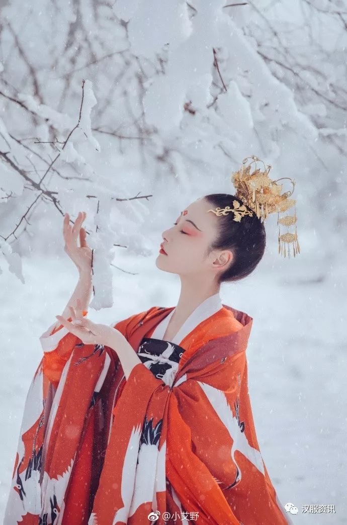 【汉服美图】鹤雪引-图片8