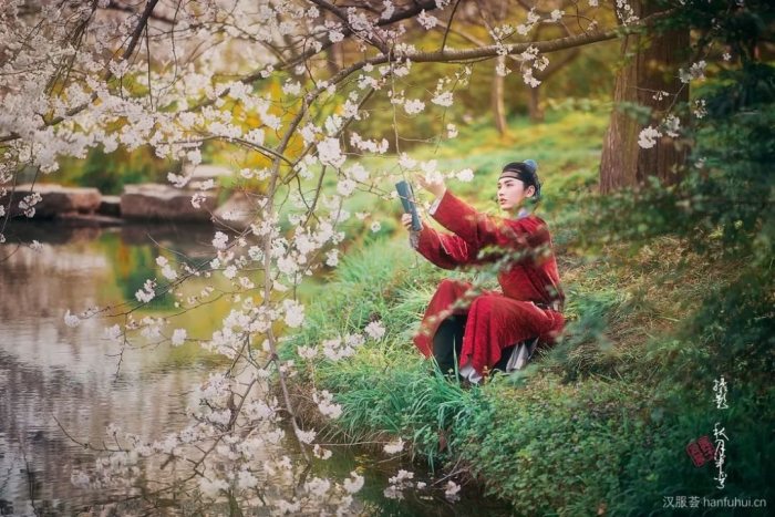 【汉服美图】落花时节又逢君-图片17