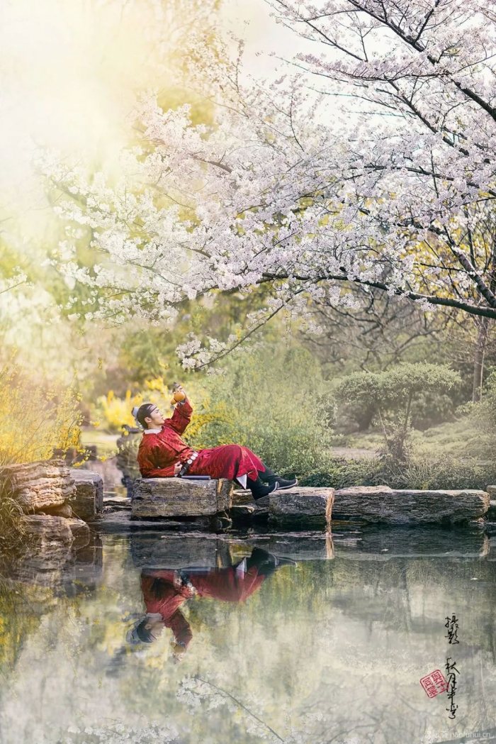 【汉服美图】落花时节又逢君-图片19