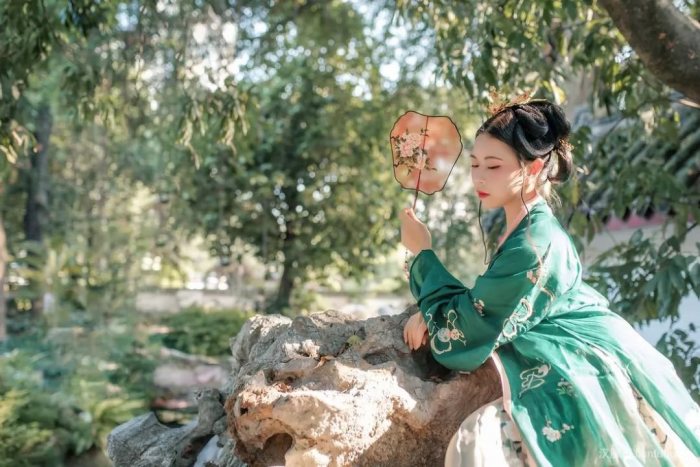 【汉服美图】有美一人,清扬婉兮-图片4