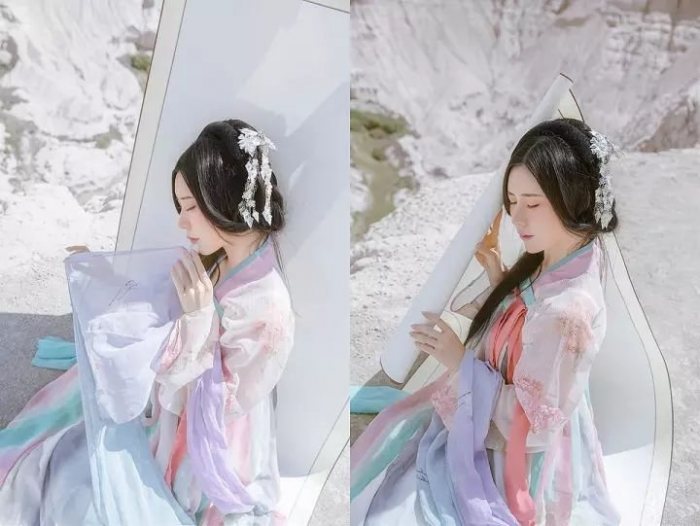 【汉服美图】雪山孤寂-图片9