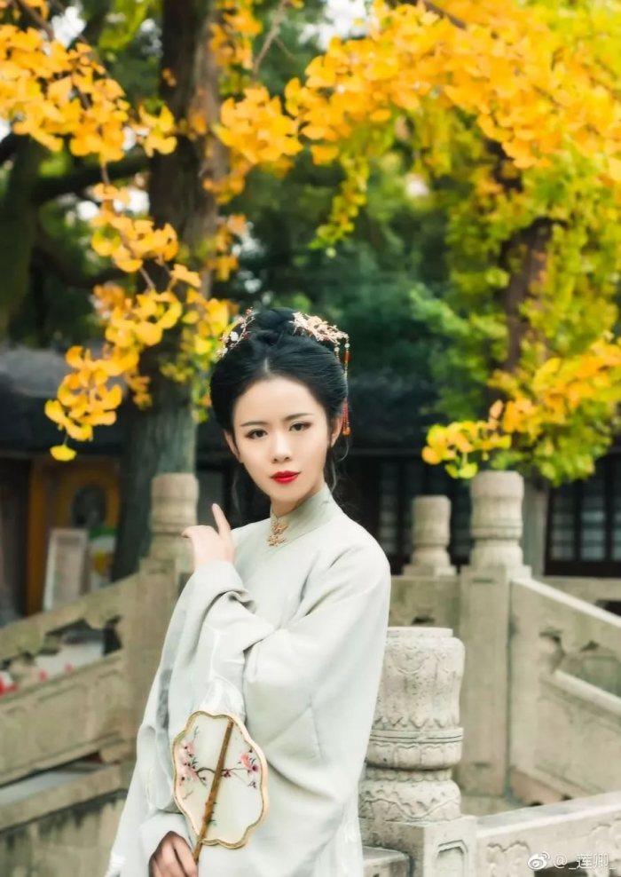 【汉服美图】银杏-图片7
