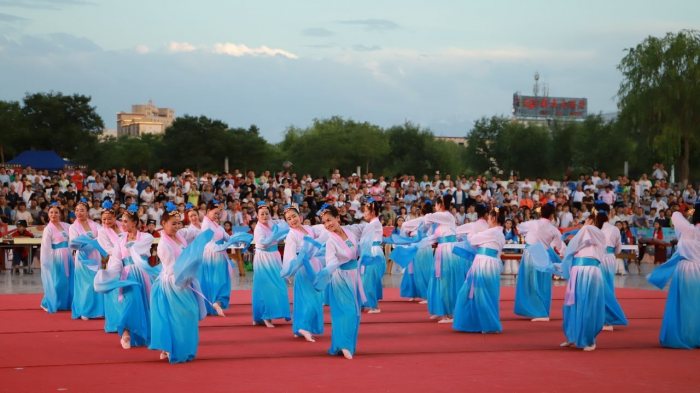 嘉峪关铁南社区梦之舞队汉舞《采薇》