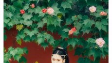 【汉服摄影】《芙蓉语》 宫墙翠辇烟色绝