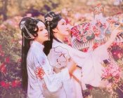 【汉服摄影】携闺蜜 着汉服 点缀杜鹃花海