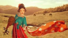 【汉服美景】湿云全压数峰低